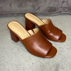 Nine West Wylow Slide Sandal Brown 6